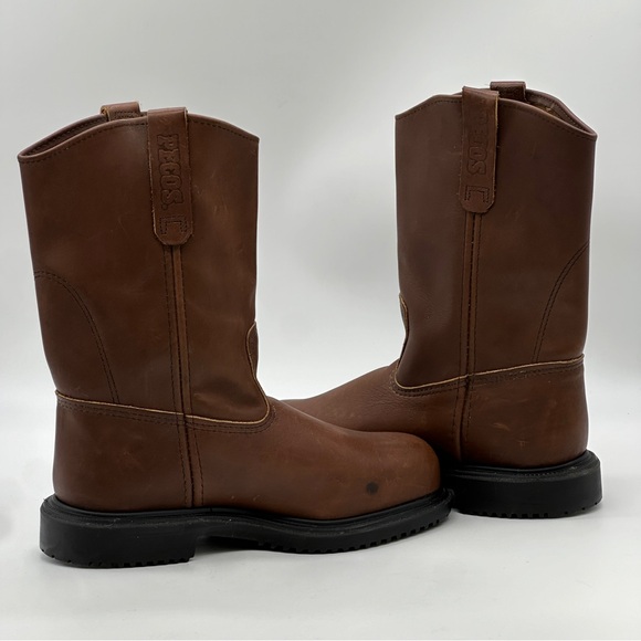 Red Wings Safety Toe Pull On Boot. Size 8 - Picture 8 of 11